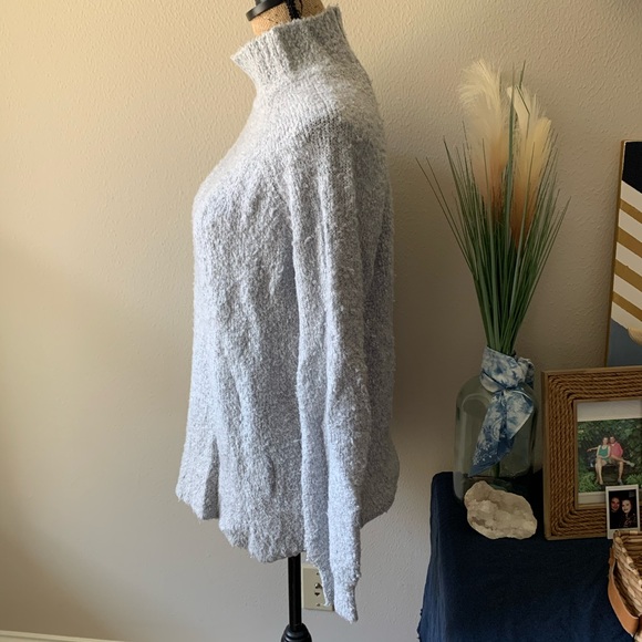 Aerie Boucle Mock Neck Oversized Sweater - Picture 8 of 12
